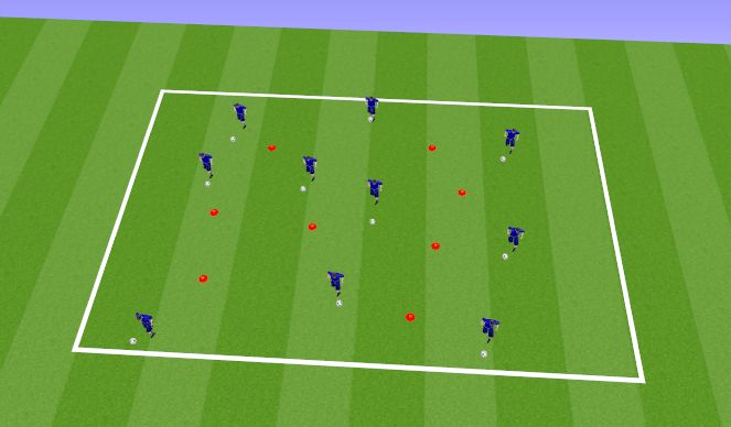 Football/Soccer Session Plan Drill (Colour): Level 1 Moves 