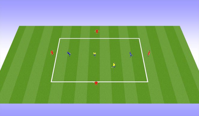 Football/Soccer Session Plan Drill (Colour): SKill
