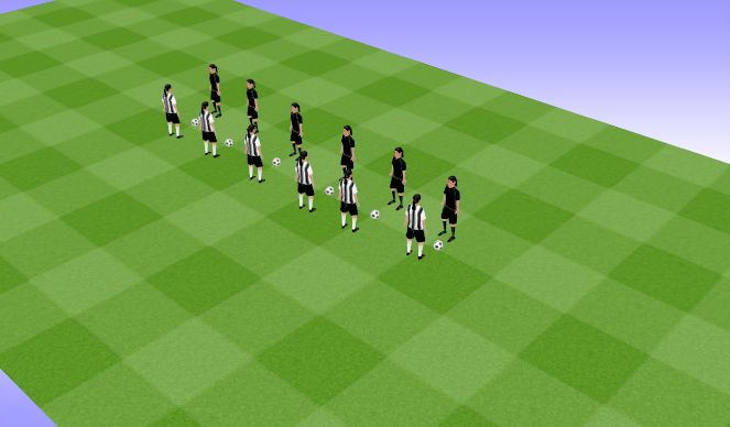 Football/Soccer Session Plan Drill (Colour): Reflex and Reaction