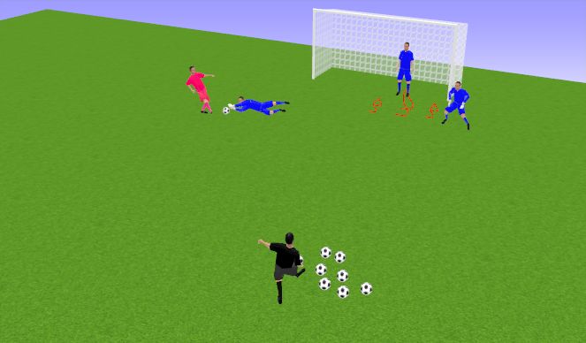 Football/Soccer Session Plan Drill (Colour): SALTOS LATERALES