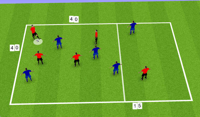 Football/Soccer Session Plan Drill (Colour): Possession Game