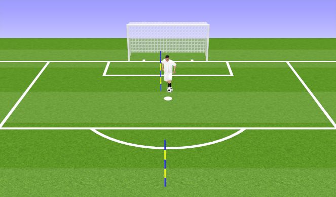 Football/Soccer Session Plan Drill (Colour): Ball mastery