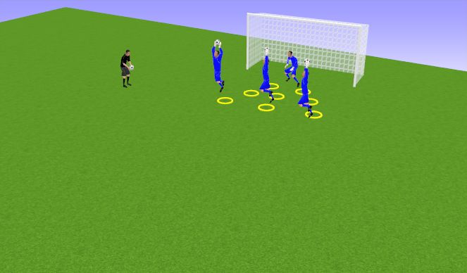 Football/Soccer Session Plan Drill (Colour): CALCULO DE TRAYECTORIA