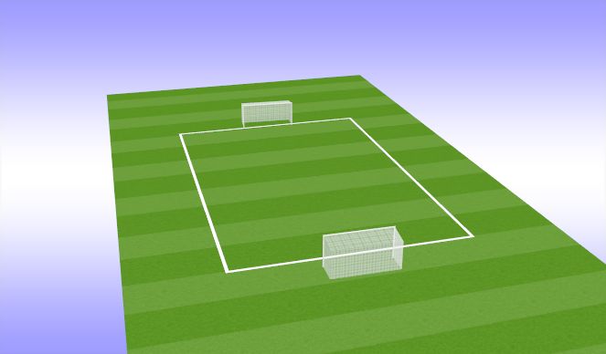 Football/Soccer Session Plan Drill (Colour): Match Challenge 1