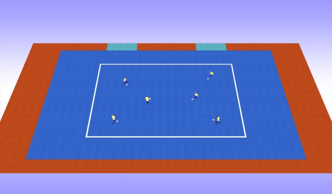 Futsal Session Plan Drill (Colour): Pinnie Tag