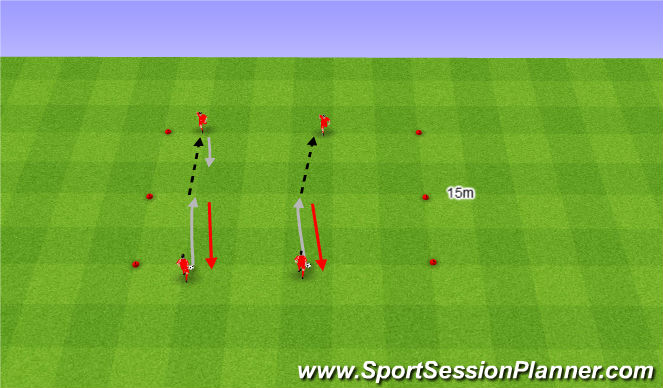 Football/Soccer Session Plan Drill (Colour): Warm up. Rozgrzewka.