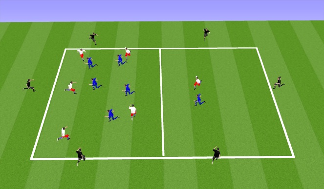 Football/Soccer Session Plan Drill (Colour): Possession Game