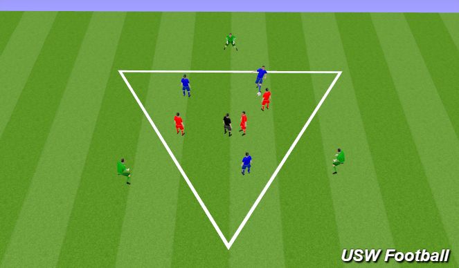 Football/Soccer Session Plan Drill (Colour): MAIN PART OF SESSION ALTERATION