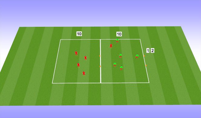 Football/Soccer Session Plan Drill (Colour): Athletic development