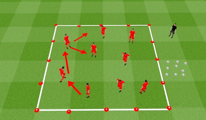 Football/Soccer Session Plan Drill (Colour): Screen 1
