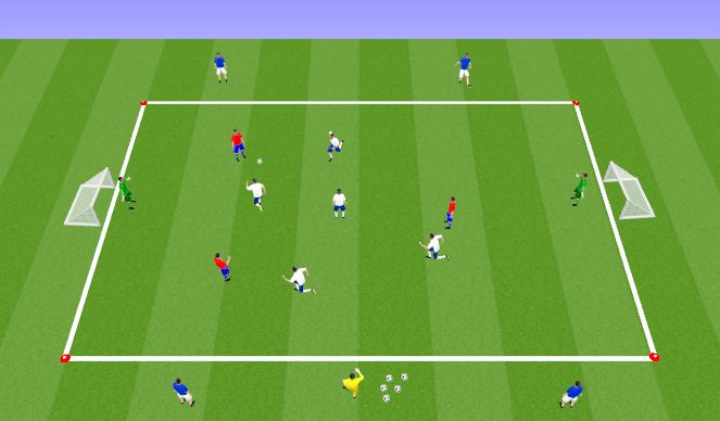 Football/Soccer Session Plan Drill (Colour): Screen 3