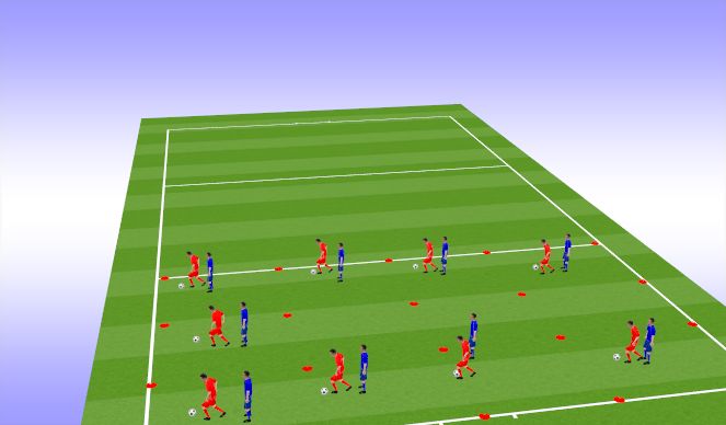 Football/Soccer Session Plan Drill (Colour): Screen 3