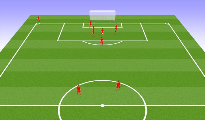 Football/Soccer Session Plan Drill (Colour): Animation 1
