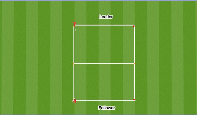 Football/Soccer Session Plan Drill (Colour): Warm up