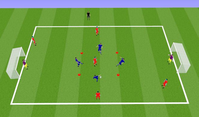 Football/Soccer Session Plan Drill (Colour): Screen 1