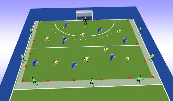Hockey Session Plan Drill (Colour): Games