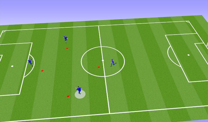 Football/Soccer Session Plan Drill (Colour): Rondo