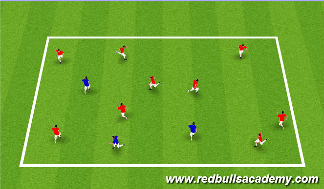 Football/Soccer Session Plan Drill (Colour): Shrek and Donkey