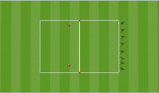 Football/Soccer Session Plan Drill (Colour): W.T.T. Mr Wolf