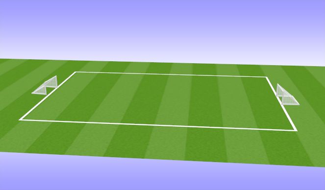 Football/Soccer Session Plan Drill (Colour): CM1 - Consolidation Match 1