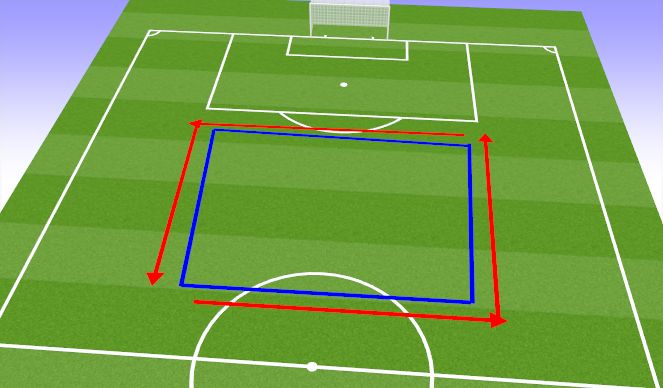 Football/Soccer Session Plan Drill (Colour): Fitness