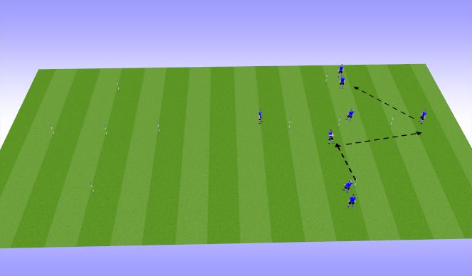 Football/Soccer Session Plan Drill (Colour): Warm Up