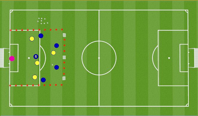 Football/Soccer Session Plan Drill (Colour): Screen 1