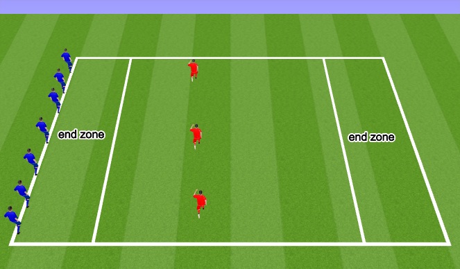 Football/Soccer Session Plan Drill (Colour): Warm Up Competition
