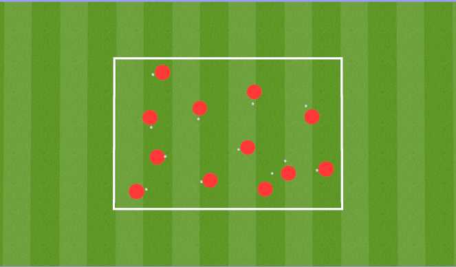 Fútbol Ejercicio del Plan de Sesiones (Color): Ball Mastery
