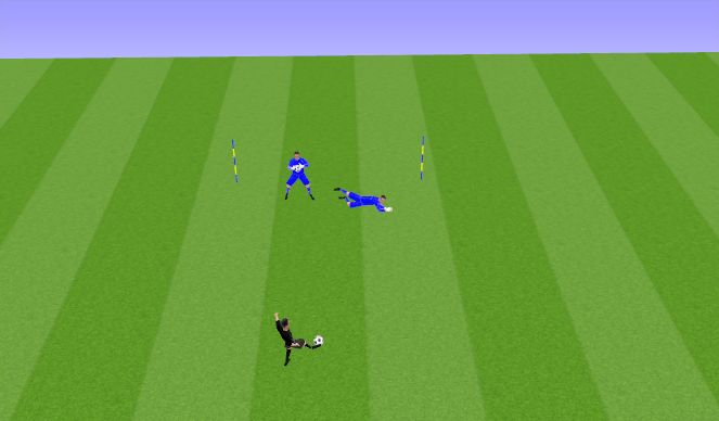 Football/Soccer Session Plan Drill (Colour): RODILLAS BALANZA