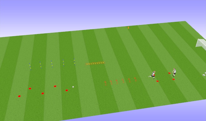 Football/Soccer Session Plan Drill (Colour): Animation 3