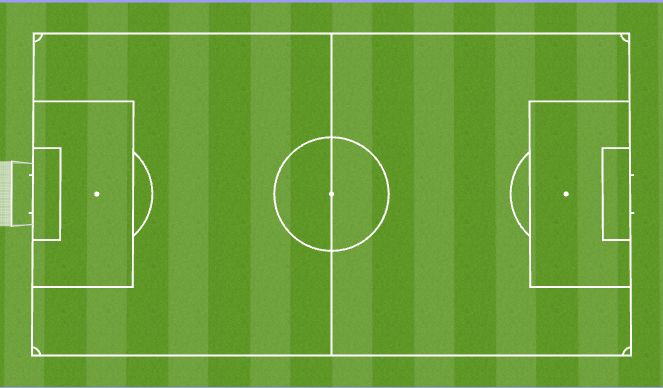 Football/Soccer Session Plan Drill (Colour): 10 v 10 Play