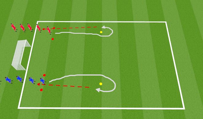 Football/Soccer Session Plan Drill (Colour): Week 11