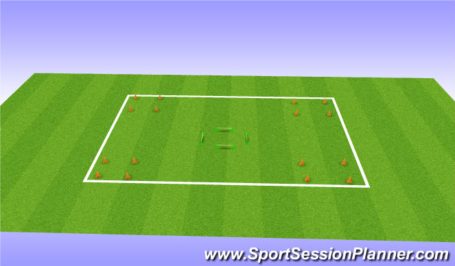 Football/Soccer Session Plan Drill (Colour): Screen 1