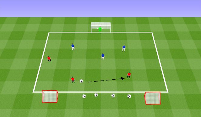 Football/Soccer Session Plan Drill (Colour): Match