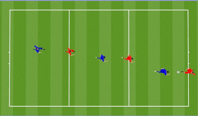 Football/Soccer Session Plan Drill (Colour): Animation 2