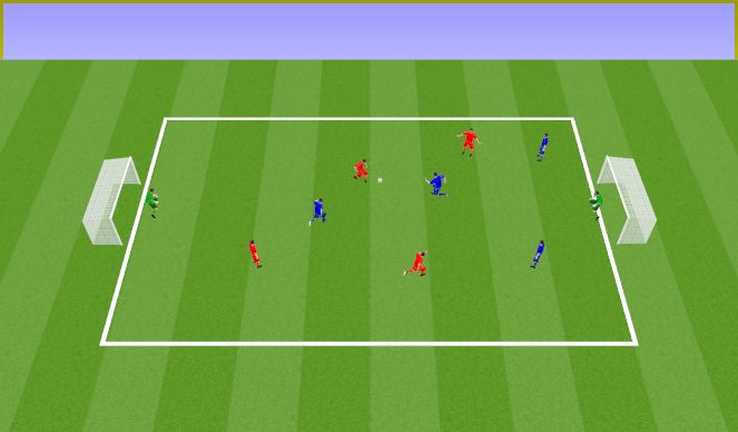 Football/Soccer Session Plan Drill (Colour): SSG - Dribbling