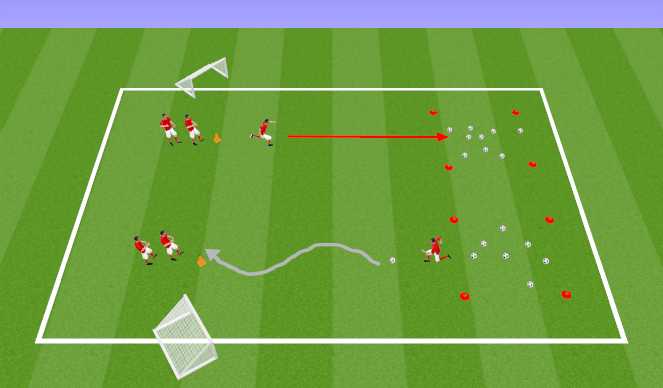 Football/Soccer Session Plan Drill (Colour): Screen 1