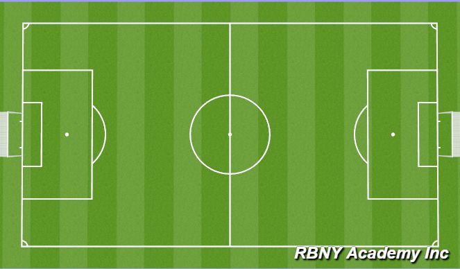 Football/Soccer Session Plan Drill (Colour): Warm up