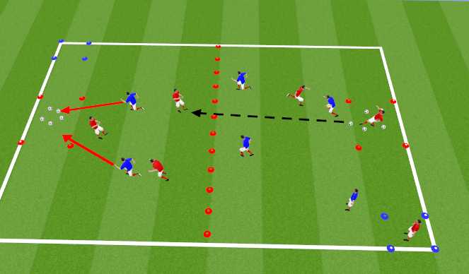 Football/Soccer Session Plan Drill (Colour): Screen 1