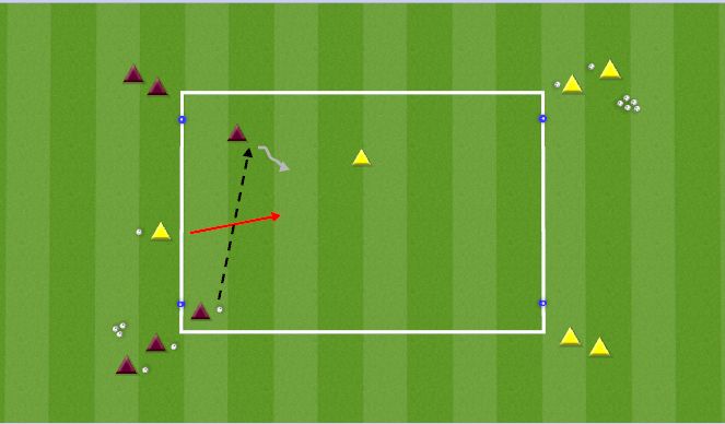 Football/Soccer Session Plan Drill (Colour): Concept Development - SSG