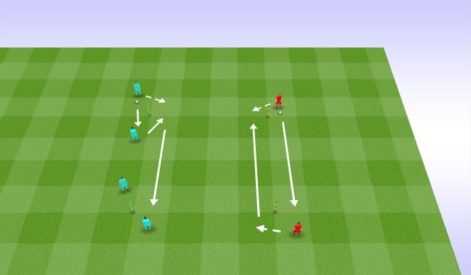 Football/Soccer Session Plan Drill (Colour): Screen 1