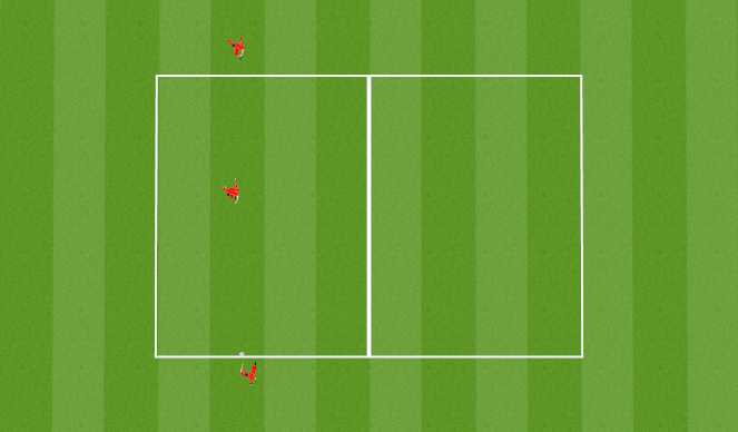 Football/Soccer Session Plan Drill (Colour): touch and turn animation