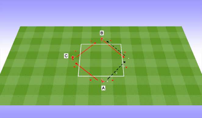 Football/Soccer Session Plan Drill (Colour): Passing & Receiving