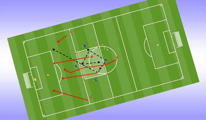 Football/Soccer Session Plan Drill (Colour): Screen 1