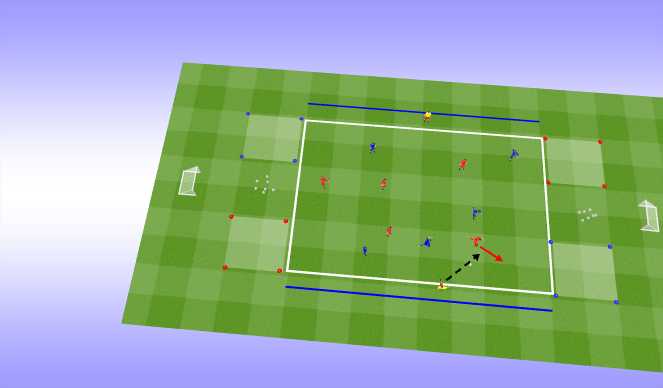 Football/Soccer Session Plan Drill (Colour): Skill Practice