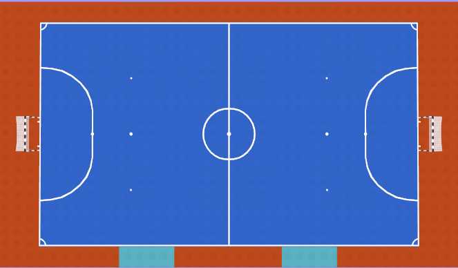 Futsal Session Plan Drill (Colour): Scrimmage