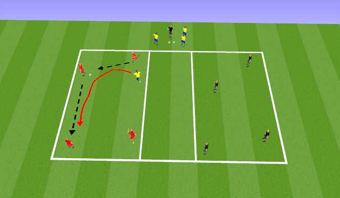 Football/Soccer Session Plan Drill (Colour): Soccer Tennis