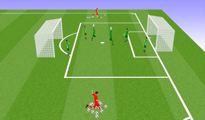 Football/Soccer Session Plan Drill (Colour): Phase 3