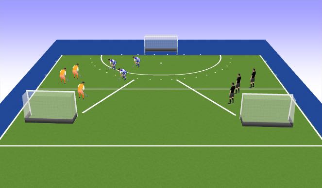 Hockey Session Plan Drill (Colour): EXO4